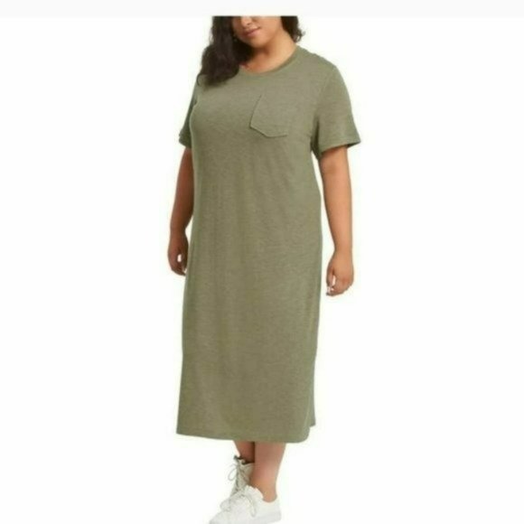 Jessica Simpson Dresses & Skirts - ♡3/$30♡ Jessica Simpson Midi T Shirt Dress -M
